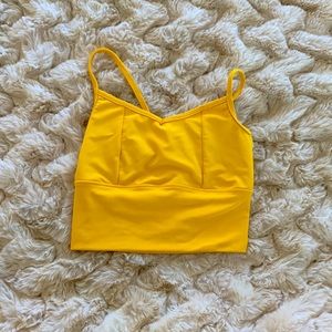 Yellow Dance Top 5 dancewear Size: Adult small